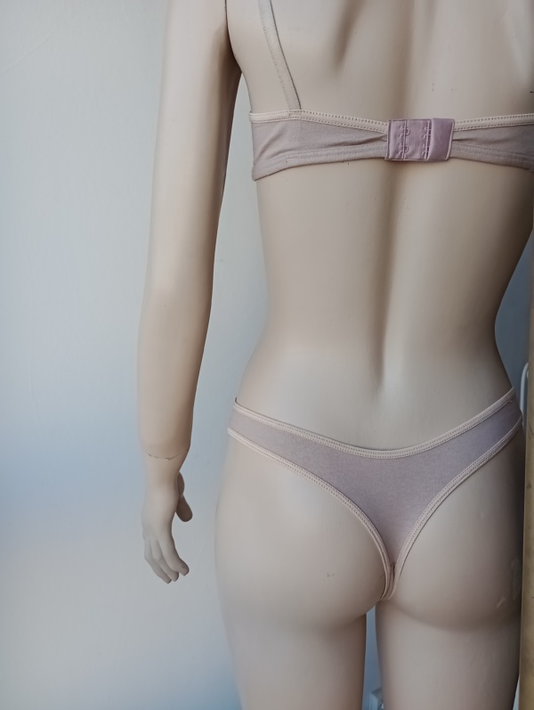 Conjunto triangulo soft de algodón - Nude - Image 2
