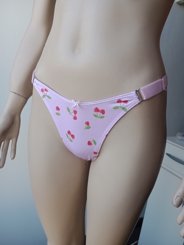 Bombi tela de bikini - Estampa cerezas