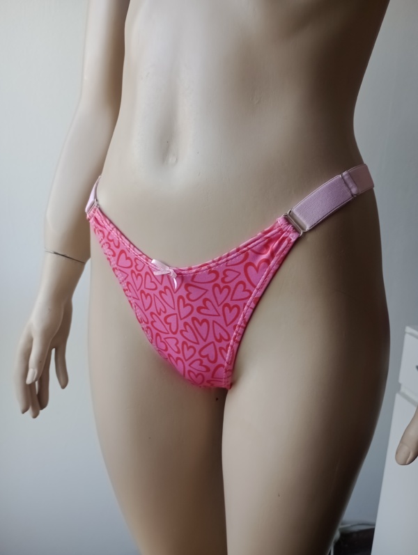 Bombi tela de bikini - Estampa corazones - Image 2